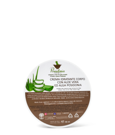 Naturischia - Crema idratante corpo all'Aloe Vera e Posidonia